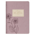 Journal Classic Zip Dusty Mauve Be Joyful 1 Thess. 5:16